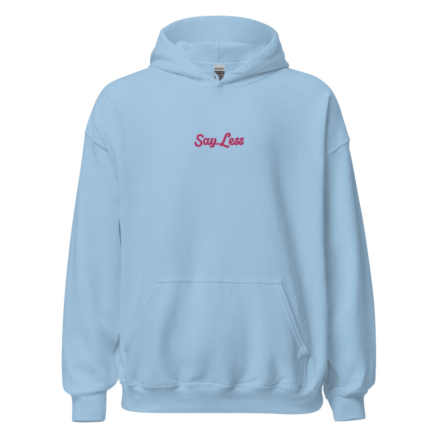 Vernacular Say.Less Embroidered Hoodie